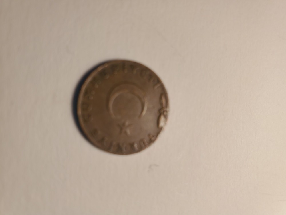 1956 Turkey 5 Kurus coin circulated
