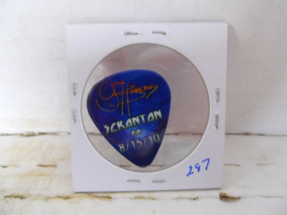 KISS "GENE SIMMONS" 8/15/10 GUITAR PICK~READ DESCRIPTION #12~3