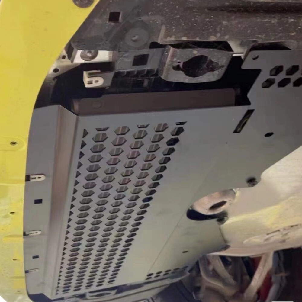 New Oil Cooler Skid Plate Underhood Shield For BMW G80 M3 G82 M4 Hexagonal Hole