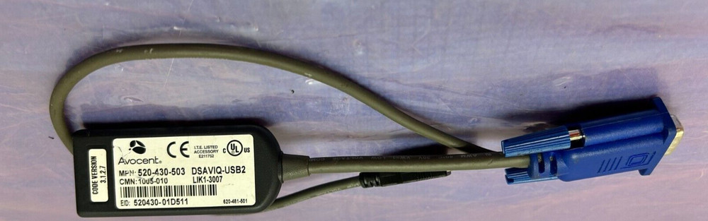 Avocent 520-430-503 DSAVIQ-USB2 Interface Cable Module