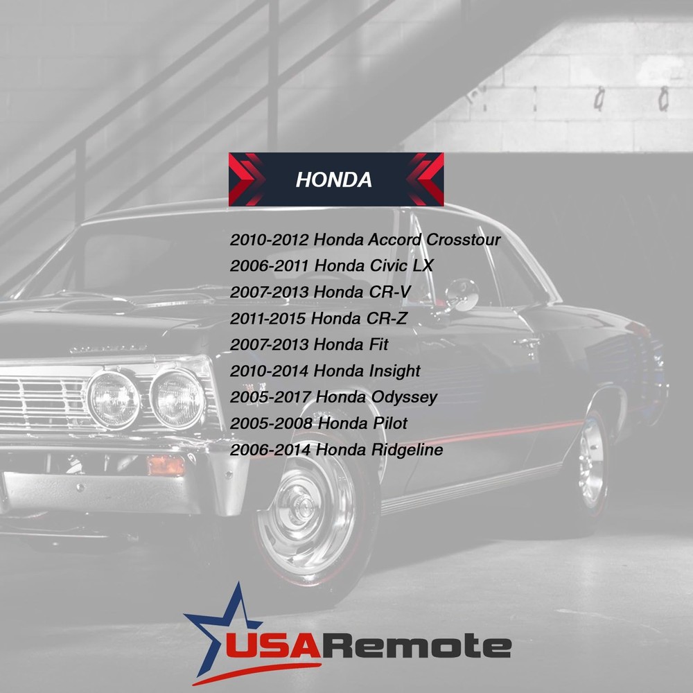 Cutting NOT Required - 2 Key Fob Keyless Entry Remote Shell 2-Pack, Black