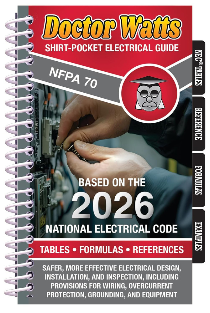 Dr. Watts Pocket Electrical Guide Based on the NEC 2026