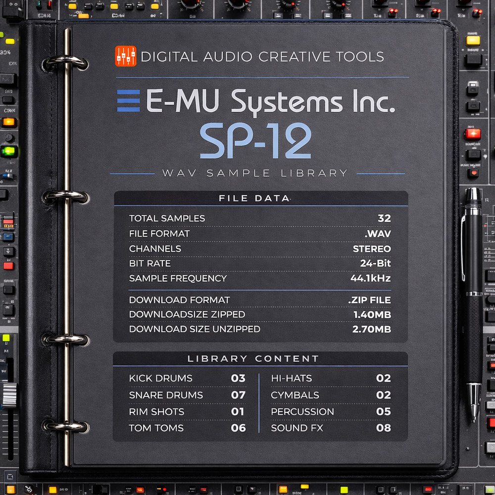 E-MU SP-12 Drum Machine Sample Library