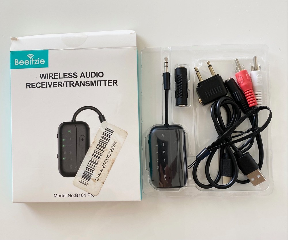 Wireless Audio Receiver Transmitter B101 PRO 2-in-1 Bluetooth 5.4 (NEW OPEN BOX)