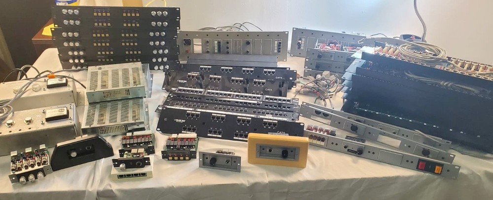 StudioHub Broadcast Audio System Lot Tested Rack Units Panels Modules CAT5