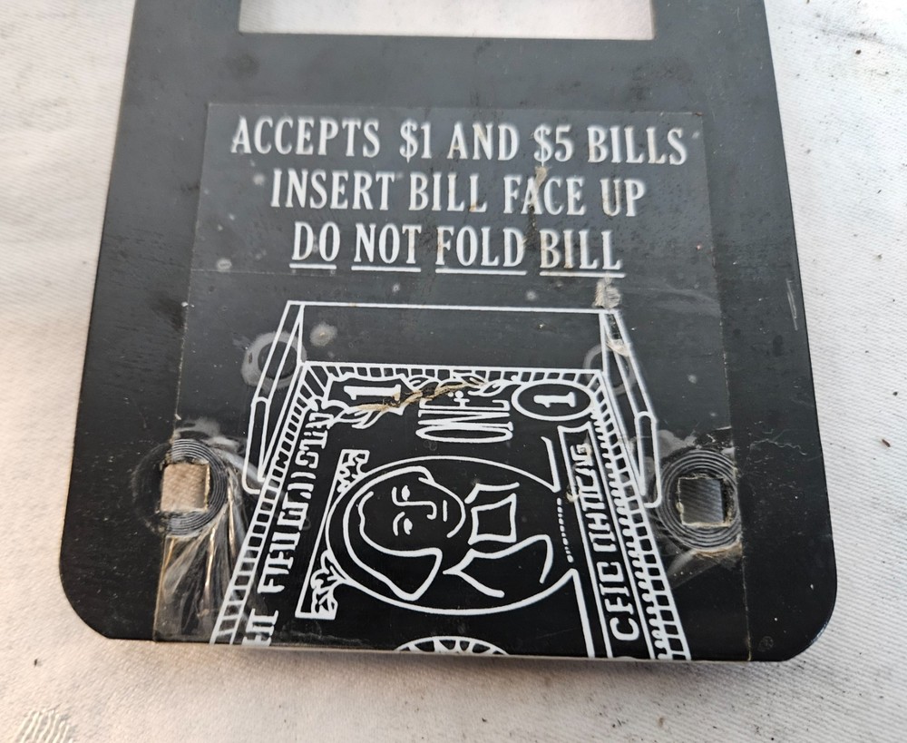 ROWE OBA Bill Transport Validator FACEPLATE