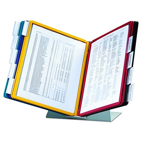 Desktop Reference System, 10 Double-Sided Panels, Letter 10-Panel Assorted