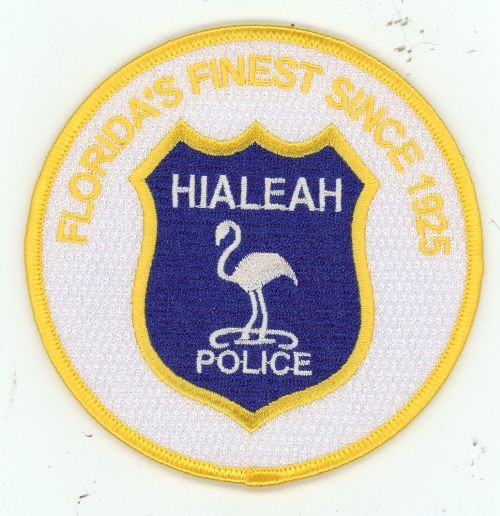 FLORIDA FL HIALEAH POLICE NICE SHOULDER PATCH SHERIFF