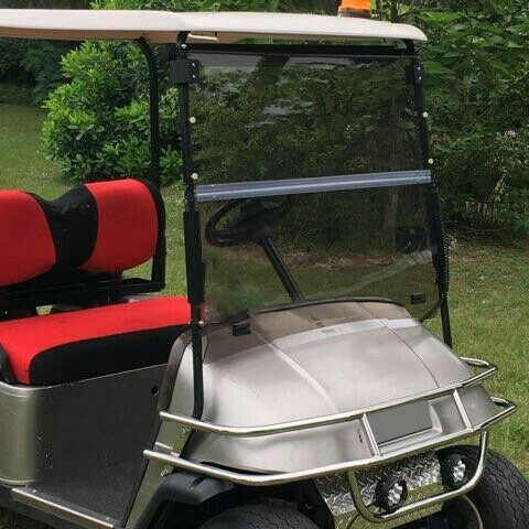 For 94-13 14 EZGO TXT Medalist Gas/Electric Golf Cart Flip Windshield Windscreen