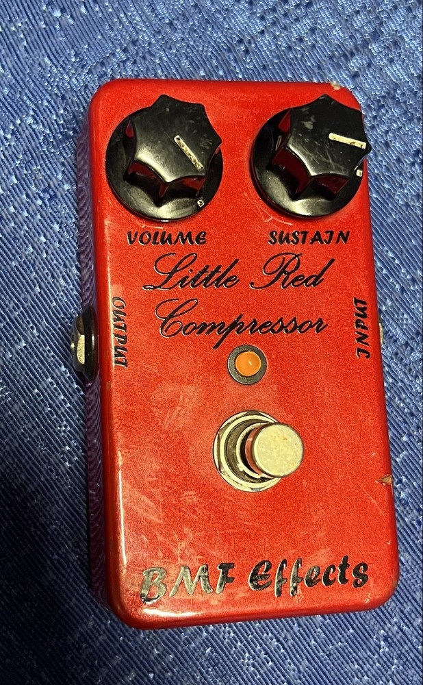 BMF Effects Little Red Compressor Guitar Pedal