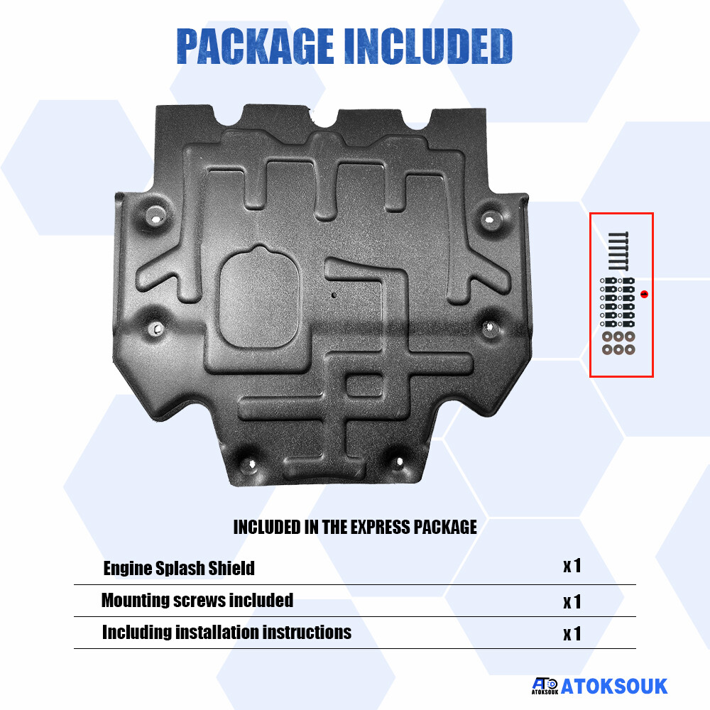 Thick Engine Splash Shield For Audi A6 Gearbox 2012-2018 Front Engine Guard Hard