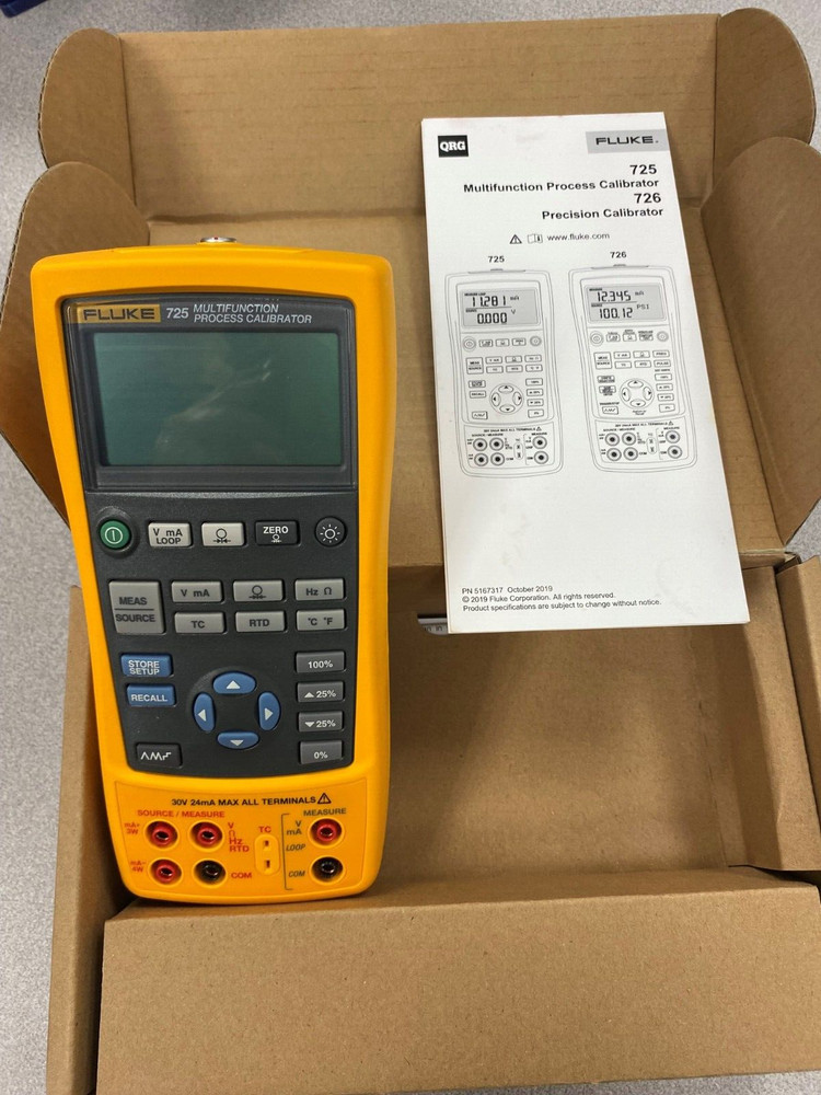 New For Fluke 725 Multifunction Process Calibrator - NIST Calibrated with Data