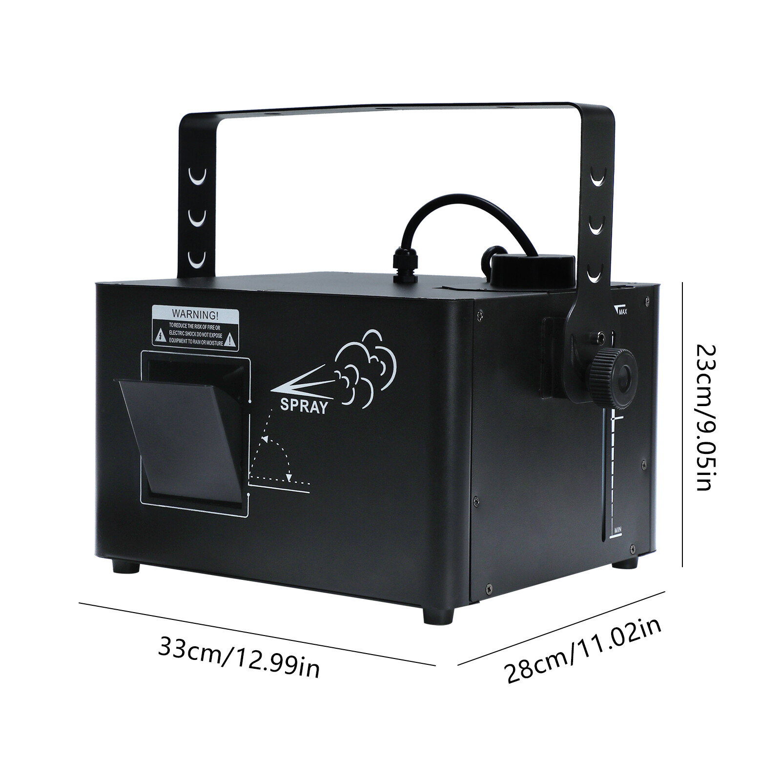 DMX 1500W Low Profile Hazer Haze Smoke Fog Machine Theater DJ Stage Effect & RC