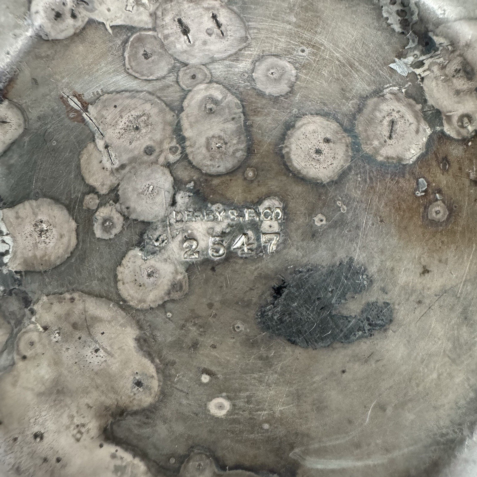 Vintage Ornate 12" Stamped DERBY S P Co Silverplate Candlestick Holders #2547