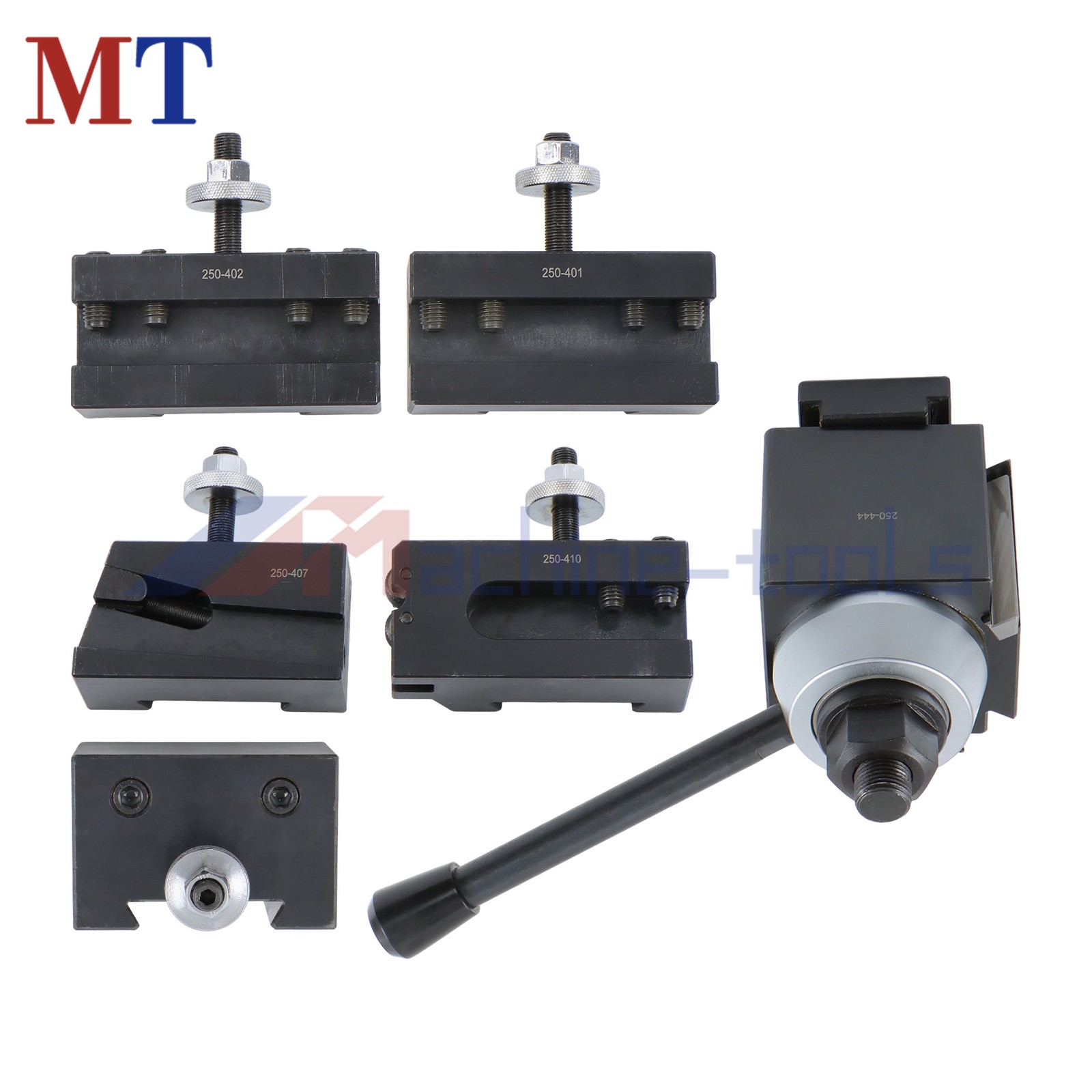 Quick Change Tool Post CA 250-444 Wedge Design Fits 14-20 Inch Lathe Swing