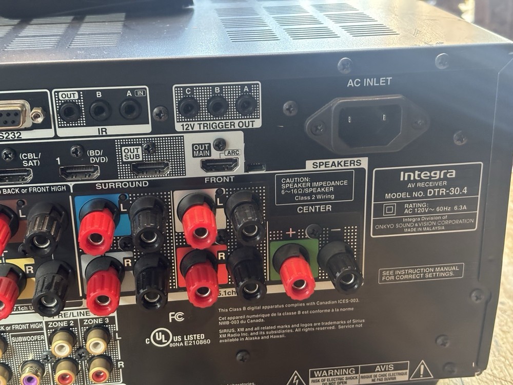 Integra DTR-30.4 7.3 Channel Network A/V Stereo Receiver