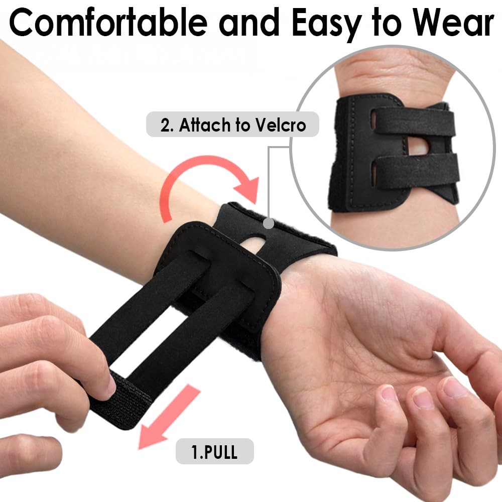Closed-Loop Neoprene Wrist Wrap – Lightweight, Breathable Compression for Dai...