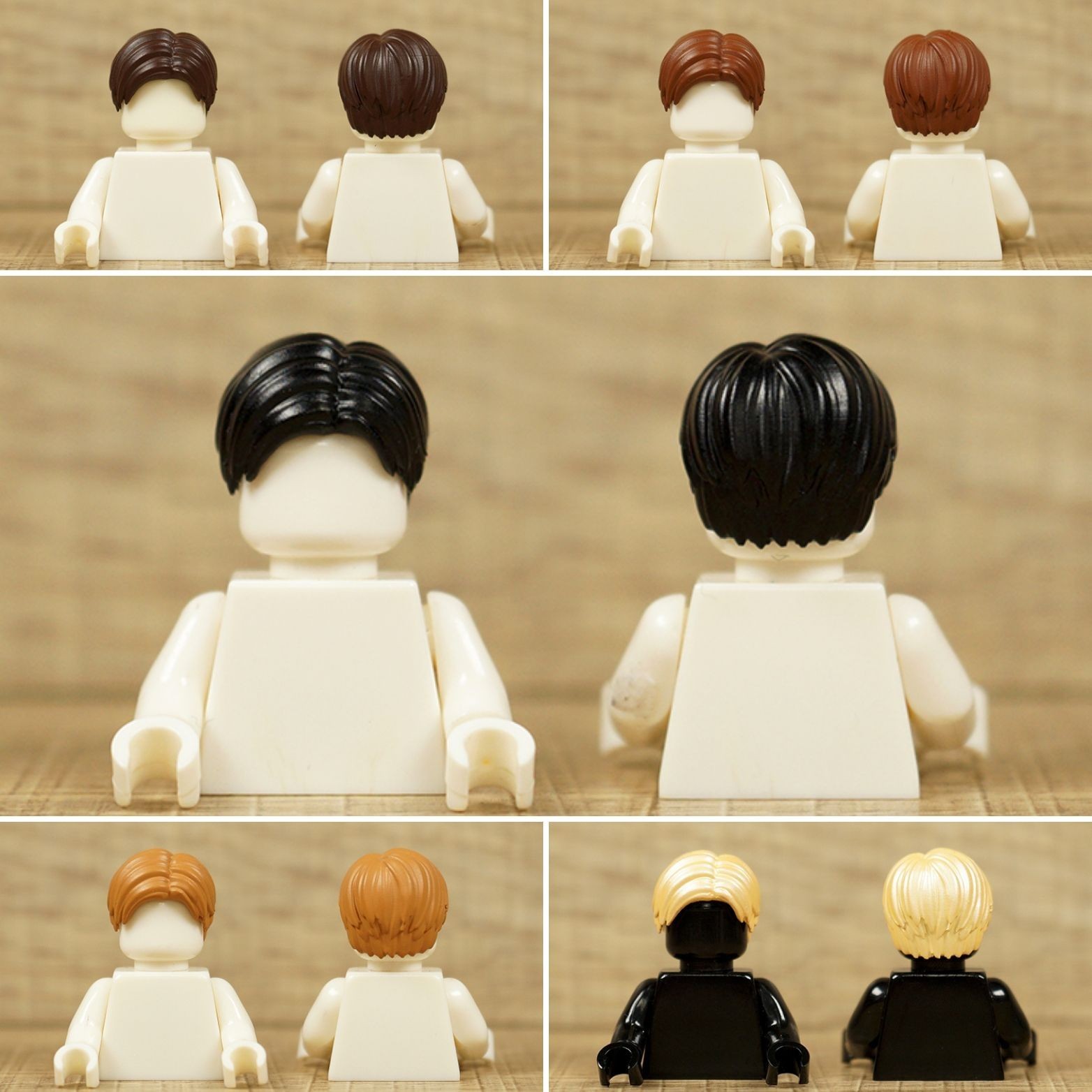 Leyile Custom Hair 865-869  for Minifigures -Pick Color!-