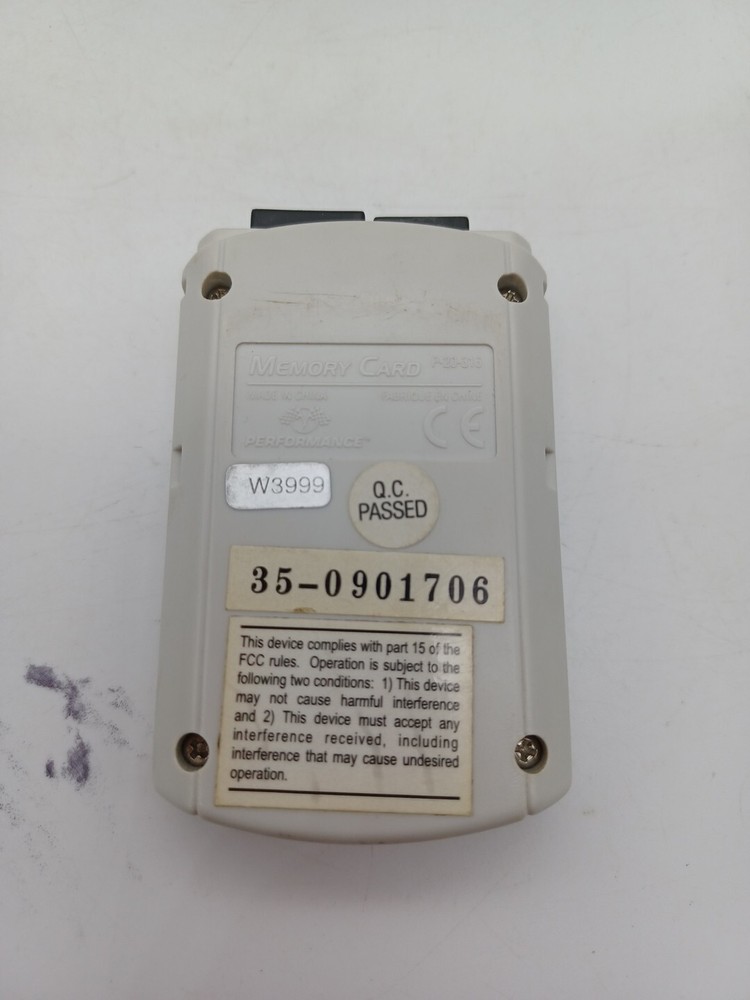 Sega Dreamcast Memory Card.