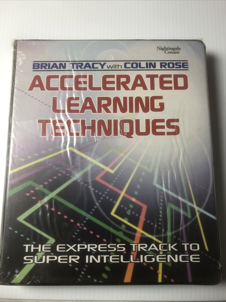 Brian Tracy Colin Rose: Accelerated Learning Techniques Workbook +7 Cassette NIP