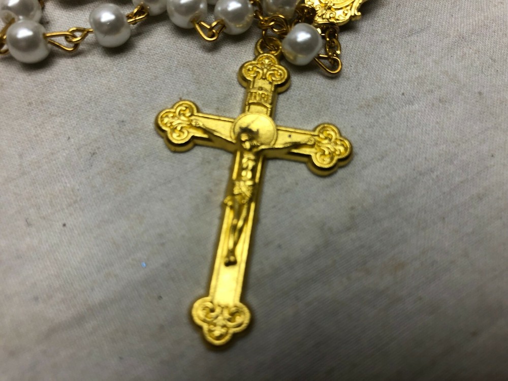 Religious Rosary Book Marker Dove