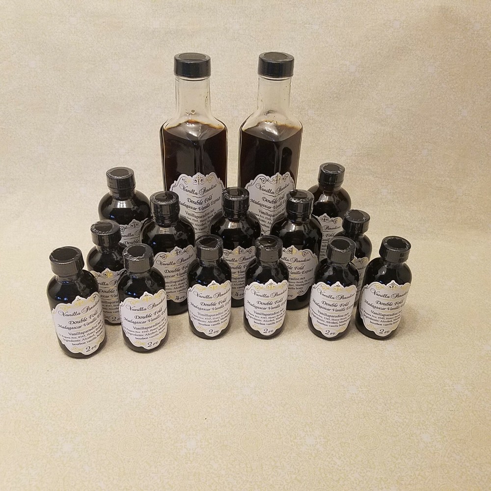 Madagascar Vanilla Extract (Double-Fold 2X)2oz bottle