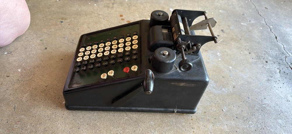 Vintage Burrough's Portable Adding Machine Great Collection Piece