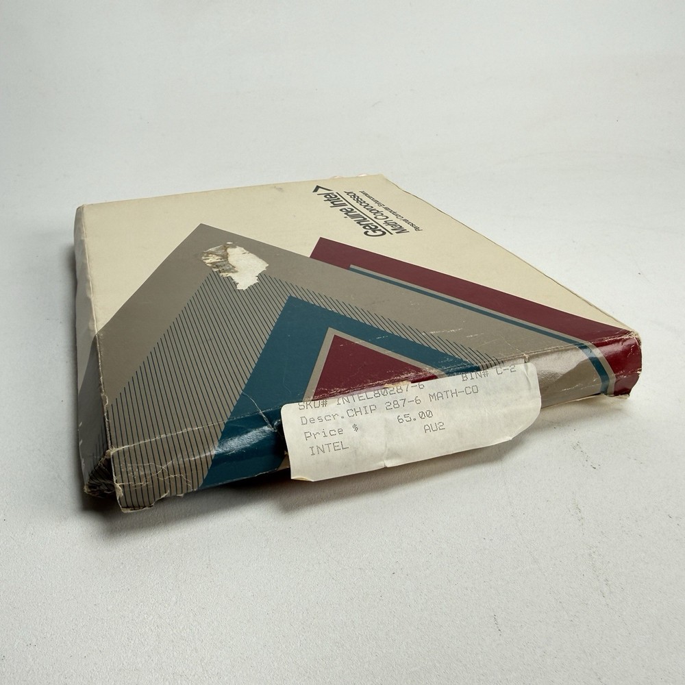 Intel Math Coprocessor For Vintage IBM PC AT And Compatible