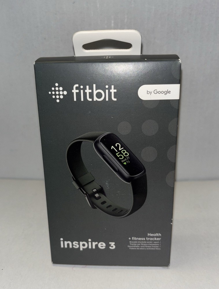 NEW! Sealed! Fitbit Inspire Activity Tracker - Black (Model: FB424)