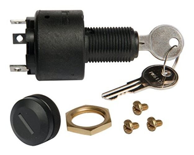 International MP41030 Ignition Switch - Off-Run-Start, white, medium