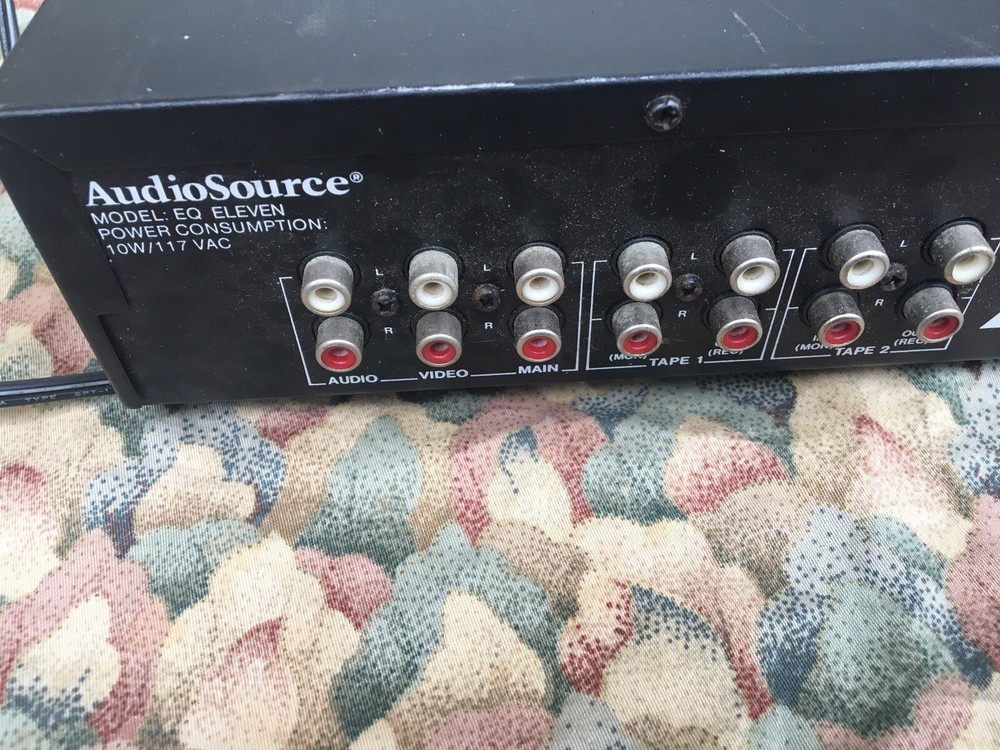 AudioSource EQ Eleven 10 Band Graphic Equalizer with Spectrum Analyzer Display