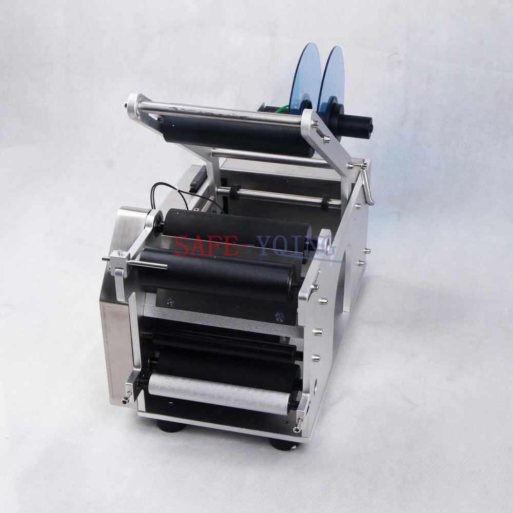 MT-50 Semi-Automatic Round Bottle Labeling Machine Labeler Machine 20-40pcs/min