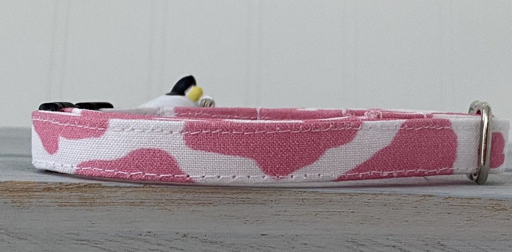 Cat Collar Custom Made, Cow Cat Collar
