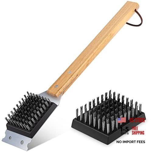 Grill Brush and Scraper for BBQ, Durable & Effective, Replaceable Normal