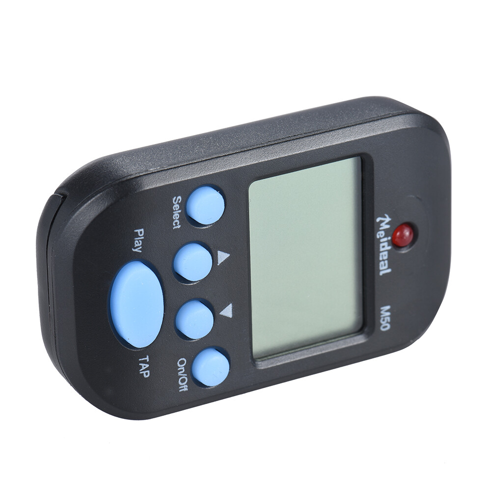 Clip on Digital Metronome Multifunctional Tempo Built-in Tap Function B7E1