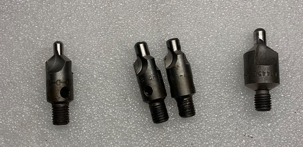 4X MIX LOT THREADED COUNTERSINK AIRCRAFT TOOL