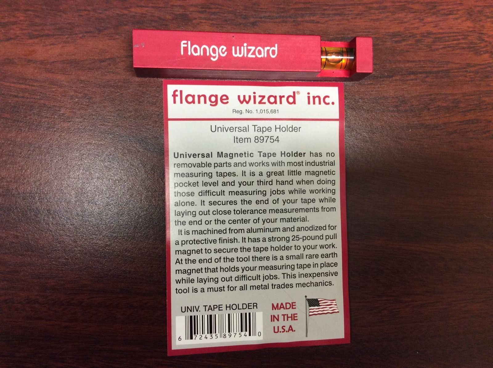 Flange Wizard universal tape holder 89754