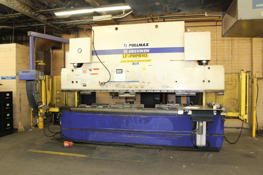 130 TON X 12' PULLMAX 7 AXIS CNC OPTIMA 130 PRESS BRAKE: YODER #64257