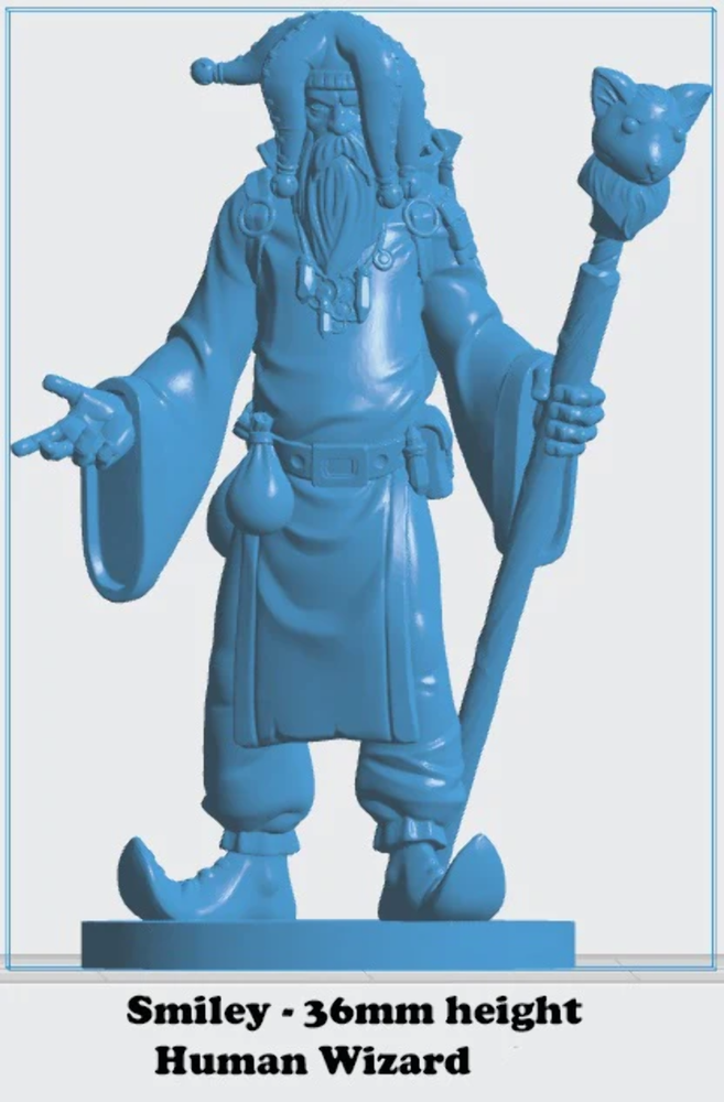 Wizard's Academy Smiley the Human Wizard