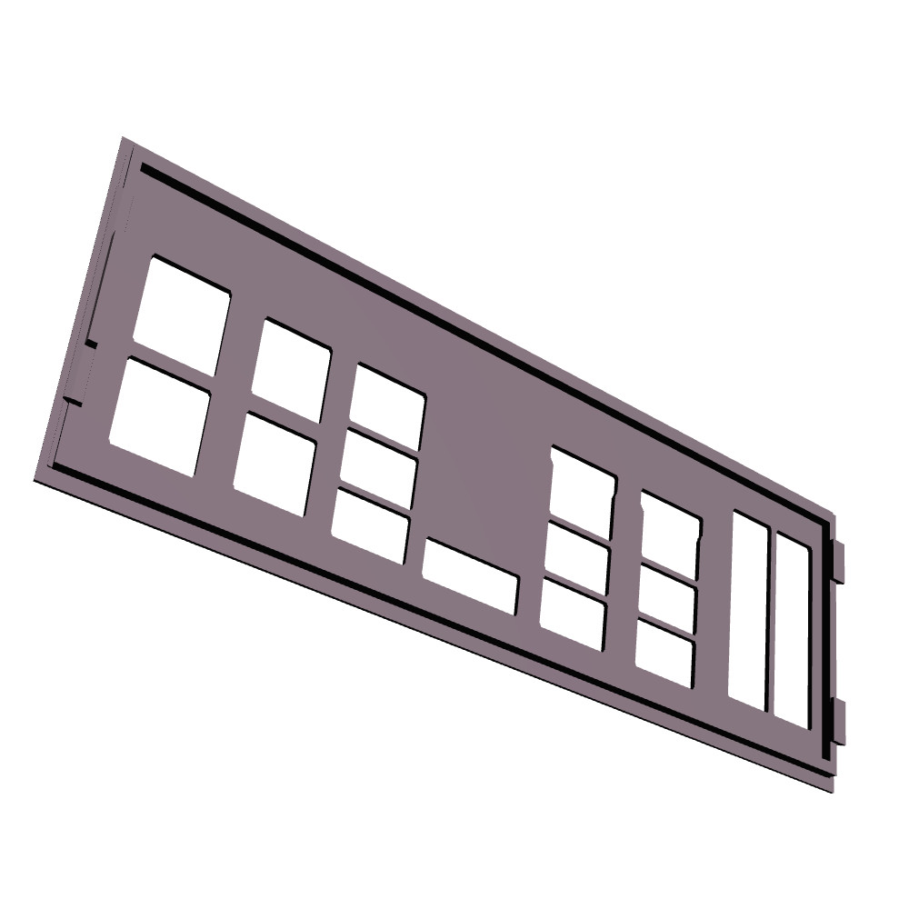 OEM X58 Xeon I/O Shield, 3D Printed, IO Backplate