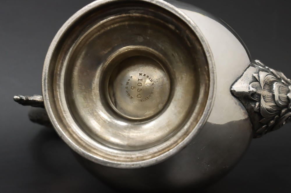 Victorian Antique Silverplate Tea or Coffee Pot, Meriden #54992