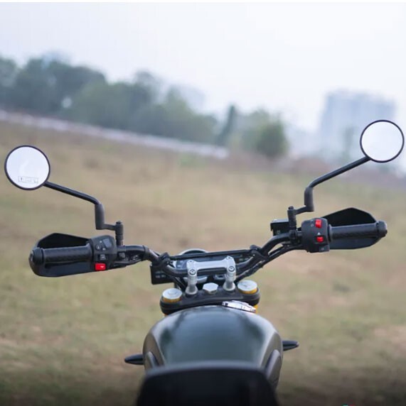 Fit For Triumph Scrambler 400X Offset Handlebar Riser Silver