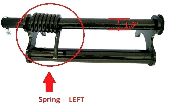 PAIR Replacement Ramp Spring for 1.5" Shaft Rod on Equipment Implement Trailer