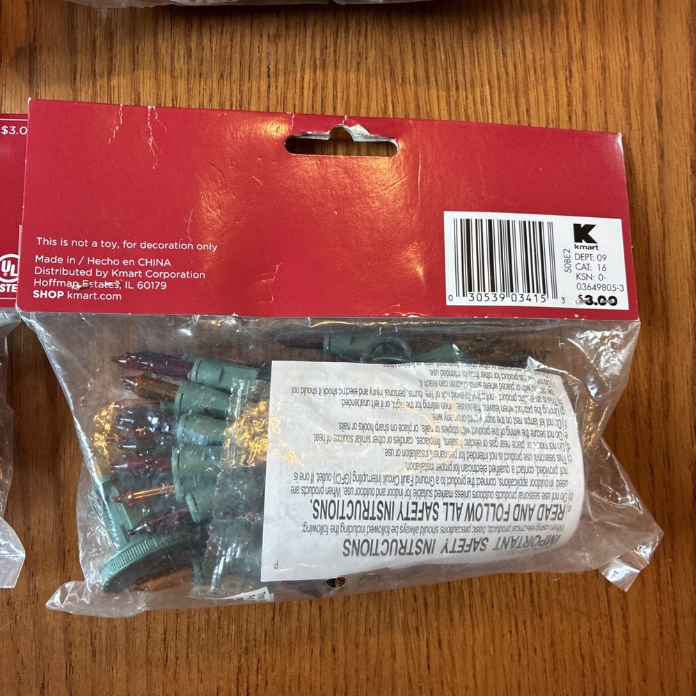 4 Packs 50 Mini Multi Lights By Trim A Home