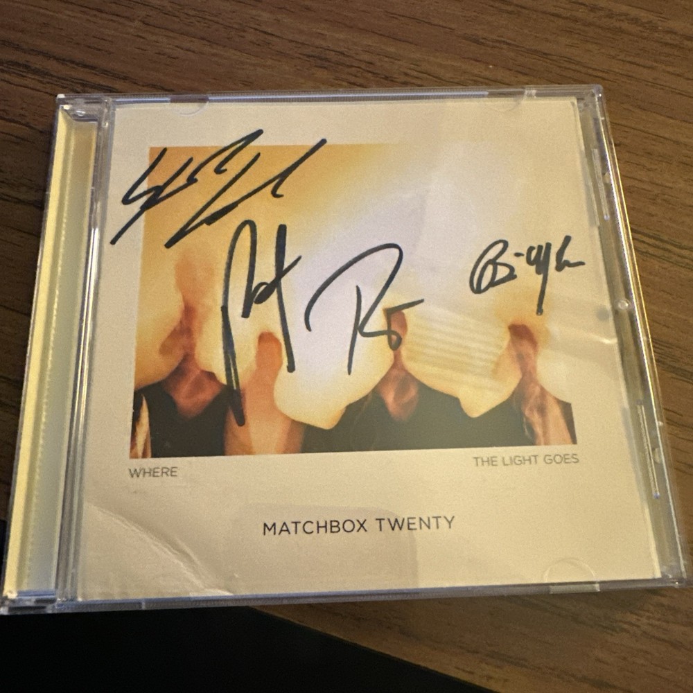 Matchbox 20 Signed CD Where The Light Goes