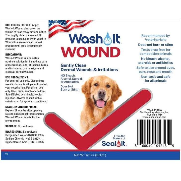 Wash It Wound Wash for Pets