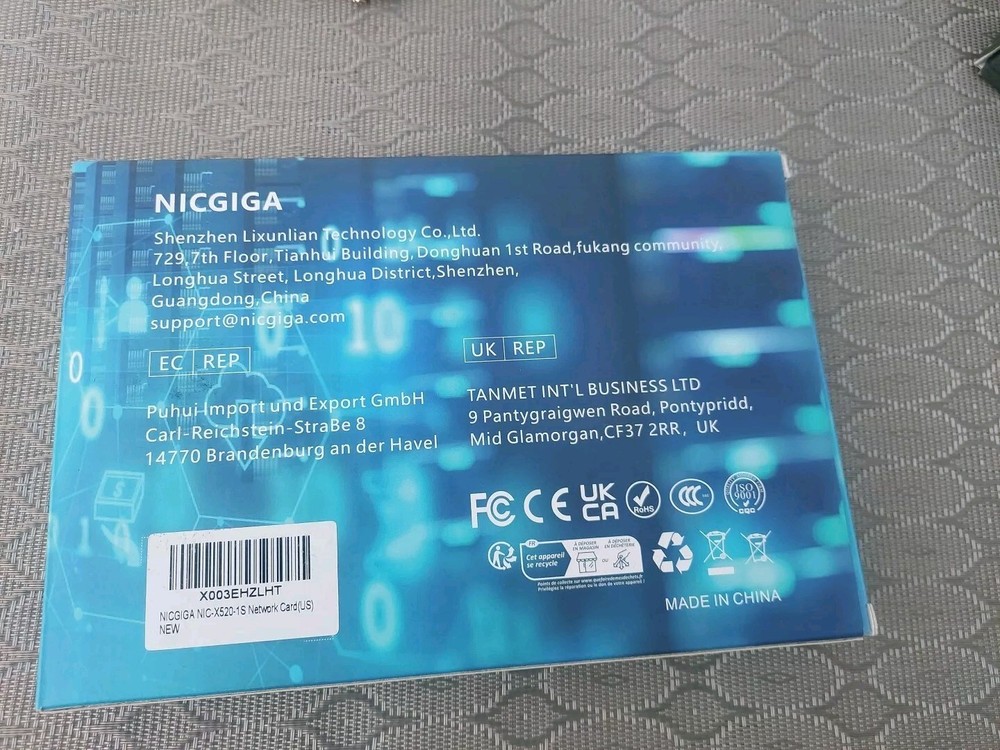 10Gb SFP+ PCI-E Network Card