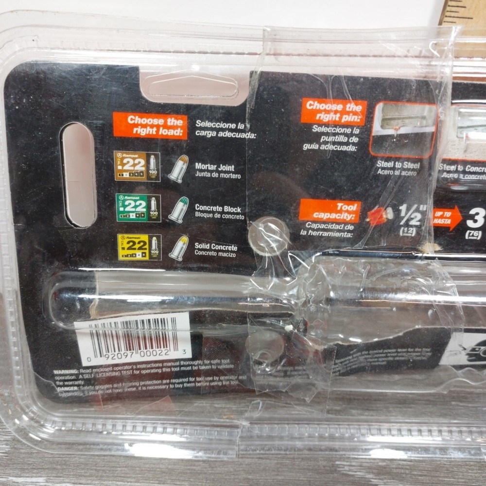 Ramset 22 Cal. HammerShot Powder Actuated Tool Open Box