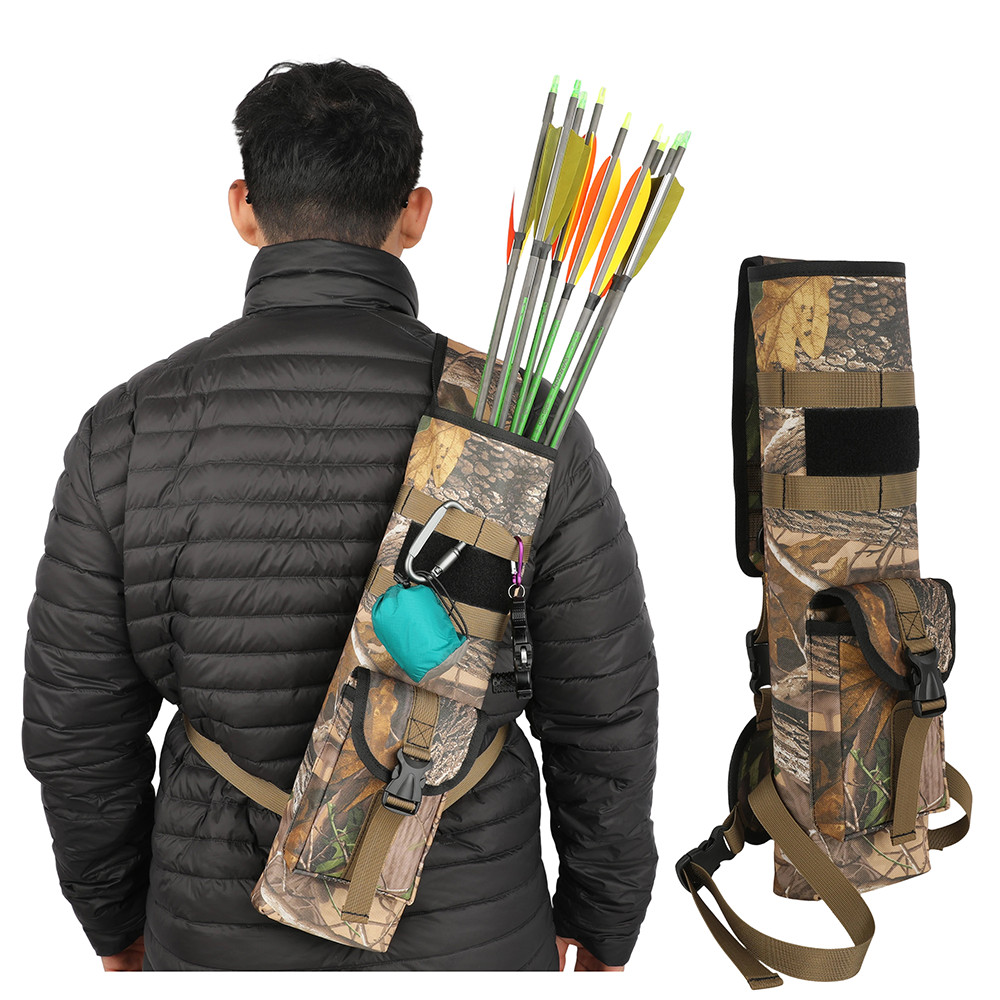 Archery Multi-Function Arrow Quiver Storage Bag Compound/Recurve Bow Hunting
