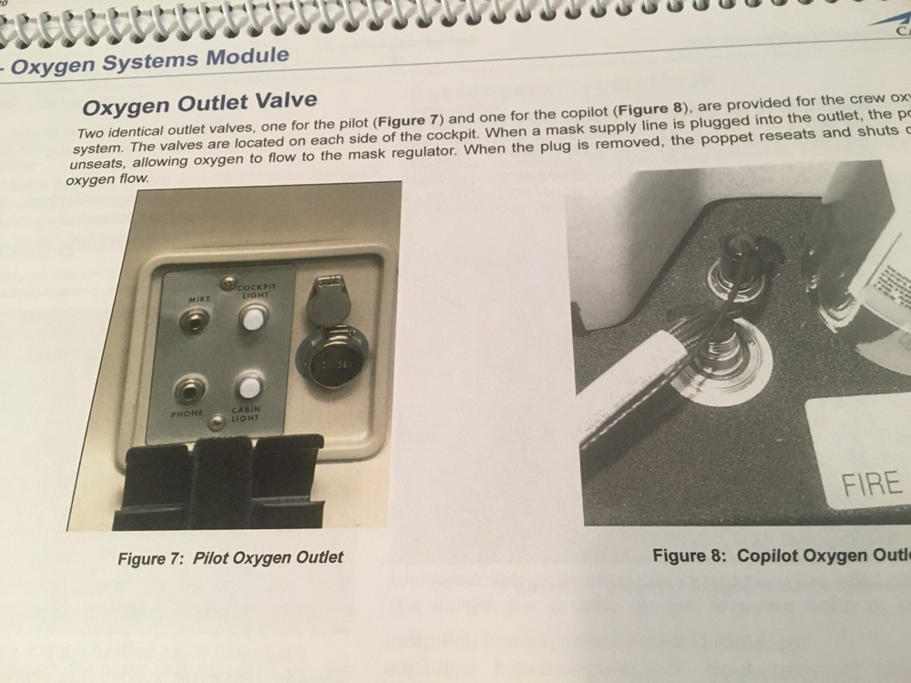 BeechJet 400A Oxygen Systems Booklet Manual